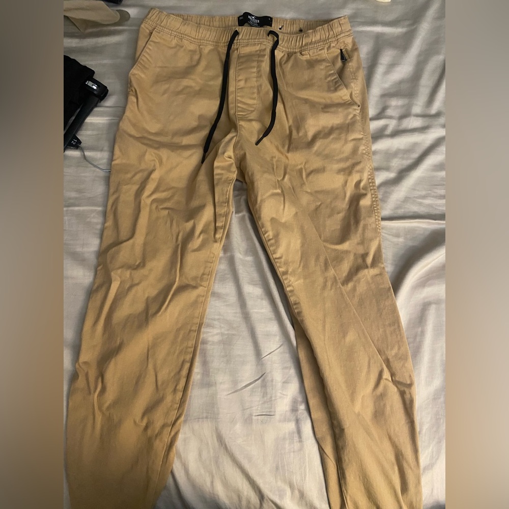 Hollister Skinny Joggers Light Khaki, L